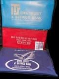 (3)  Zipper Bank Bags: 