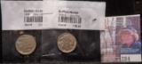 1935 P Buffalo Nickel, Fine & 1936 S Buffalo Nickel, Very Fine. Both in Littleton Coin Co. packaging