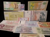 (11) Crisp Uncirculated Foreign Bank Notes. (1) Romania, (7) Russia, (1) Slovenia, & (2) Sri Lanka.