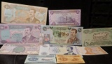 (10) Crisp Uncirculated from China, Croatia, & Iraq.