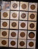 (19 pc.) Partial set of Great Britain Large Pennies dating 1906-1931. All different. All stored in a