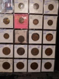 (19) Great Britain Coppers. Includes Farthings, Half Pennies, & Pennies dating 1862-1939. All stored