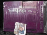 (5) 1986 S Gem Frosted Proof Sets in original boxes of Issue.