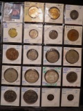 (19) Foreign Coins from Mexico & Mozambique dating back to 1950. Includes .559 ozs. Silver. All stor