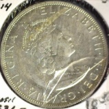 1964 Bermuda Silver Crown, BU. .3636 oz. ASW.