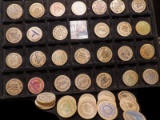 (50) Various Wooden Nickels, many dating back forty years.