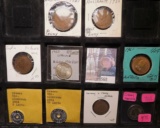 1954 Greece 5 & 20 Lepta Coins both BU; Germany 10 Pfennig Nordbahn; 1936 Red-Brown UNC India 1/4 An