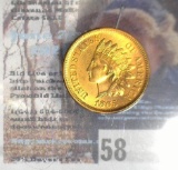 1865 Indian Head Cent, UNC.