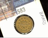 Civil War Era Token. 