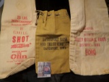 (3) Canvas Bags 