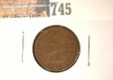 1885 Indian Head Cent, Fine.