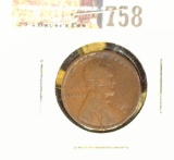 1914-D Lincoln Cent, Very Fine, Key date. Consignor says EX- PCGS 25, looks like a Good to me.