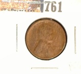 1922 No D Lincoln Cent, VG+, Die Pair # 3. Key date, but extremely weak date.
