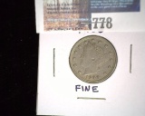 1900 Liberty Head Nickel, Finer.