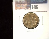 1913 Type One Buffalo Nickel, AU.