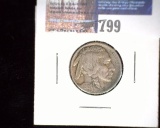 1915-D Buffalo Nickel, VF.