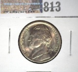 1938-D Jefferson Nickel, BU. Key date.