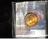 1898 Indian Head Cent, UNC, cld.