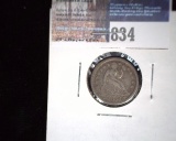 1854-O U.S. Seated Liberty Dime, Fine.