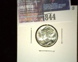 1944-D Mercury Dime, Gem BU.