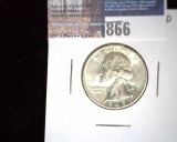 1945 D/D U.S. Washington Quarter, BU.