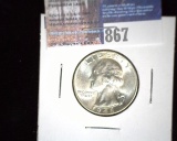 1946-D U.S. Washington Quarter, BU.