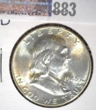 1948-D Silver Franklin Half Dollar, Brilliant Uncirculated.