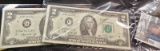 (2) 1976 series $2.00 Federal Reserve Note, CU.