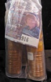 1954-D, 55 P, & 1958-D Original BU CENT ROLLs stored in plastic tubes..