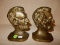 Very detailed cast bronze / brass bust bookends of Abraham Lincoln, no maker's mark noted, cond G-VG