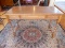 Vintage barley twist sofa / library table with drawer, cond VG, scuffs from use cannot ship in-house