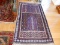 Vintage . semi antique 100% wool prayer rug from Iran, cond G used