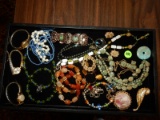 Tray of estate jewelry, no tray