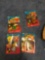 group of  vintage pocket pack dispensers Looney Tunes four piece