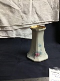 Antique porcelain handpainted hat pin holder 6 1/4