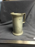 Vintage PELTRAT0 1 Liter pewter pitcher
