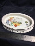 Antique Mabel Lucy Attwell baby plate by Shelly china repair on bottom rim