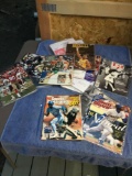 1990s box Beckett and sports illustrated magazines