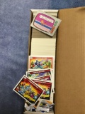 Vintage 1990 marvel cards and BART Simpson cards