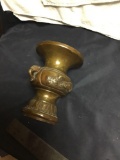 Vintage bronze over copper oriental Urn