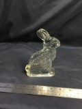 Vintage large rabbit candy container
