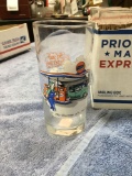 Vintage set of eight gulf gas station drinking glasses promos