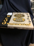 Vintage checker games Chinese and regular in original box