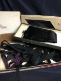 Box of vintage tuxedo suit items