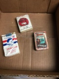 Vintage three pc. unusual cigarette packages