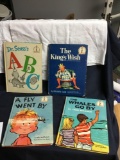 Four piece 1950s through 1960s children's hard cover books