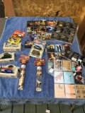 Box of various collectible toys