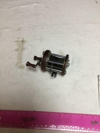 vintage South Bend number 1250 model E stainless steel fishing reel