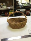 vintage Native American basket with handle