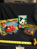 Three piece vintage Mickey toys fisher price